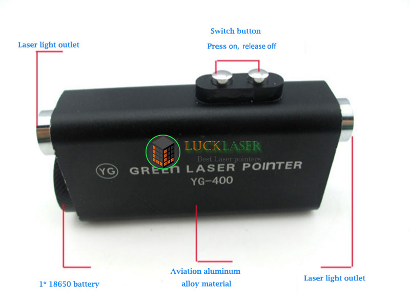 Green Double-headed hand-held laser sword