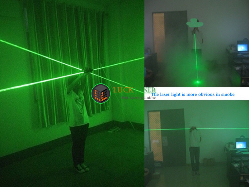 Green Double-headed hand-held laser sword