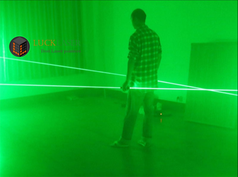 Green Double-headed hand-held laser sword