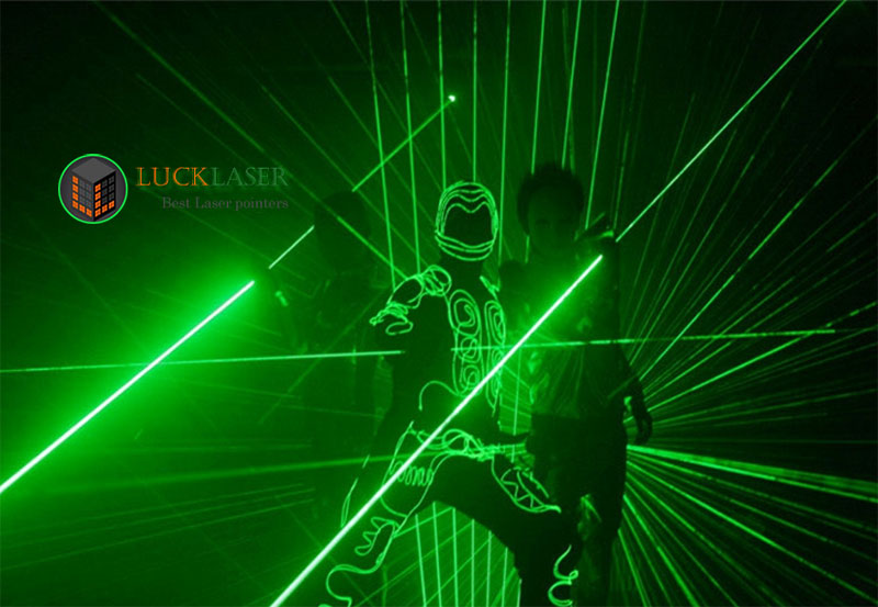 Green 532nm 150mw Double-headed hand-held laser sword Laser dance show props