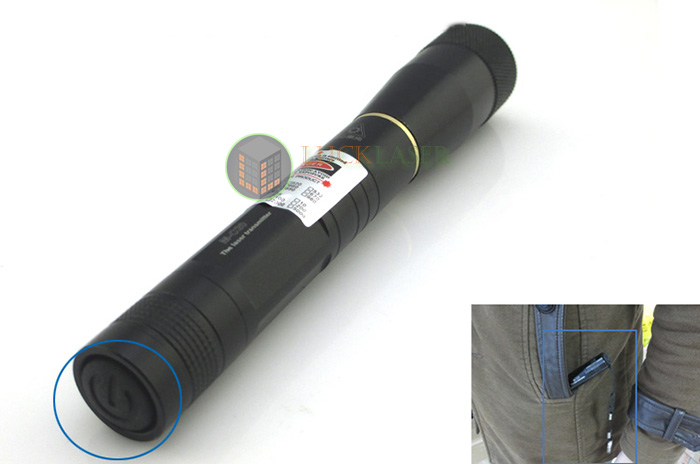 650nm 100mW Portable Laser Pointer Beam Diameter 20mm Red Light Dot ...